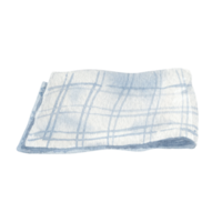 Watercolor blue plaid png