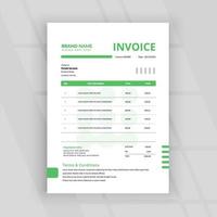 simple Invoice document vector