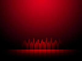 Abstract black and Red gradient. Plain studio background photo