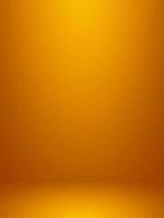 Abstract black and yellow gradient. Plain studio background photo