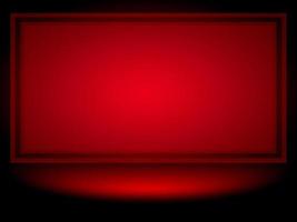 Abstract smooth red studio room background used for product display, banner, template photo