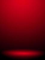 Plain studio black and Red background photo