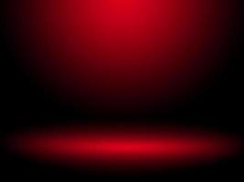 Abstract black and Red gradient. Plain studio background photo