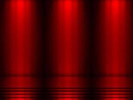 Abstract black and Red gradient. Plain studio background photo