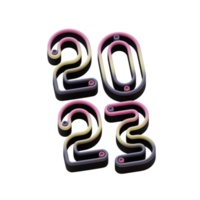 2023 3D Typography 05 png