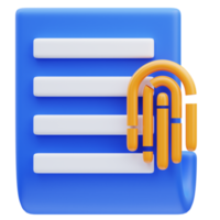 3d rendering of fingerprint document icon illustration png