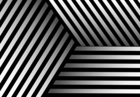 Abstract black lines striped pattern overlapping layered on white background vector