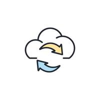 backup system icons  symbol vector elements for infographic web