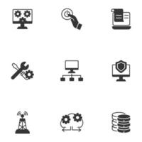 network tecnology icons set . network tecnology pack symbol vector elements for infographic web