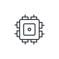 processor icons  symbol vector elements for infographic web