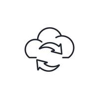 backup system icons  symbol vector elements for infographic web