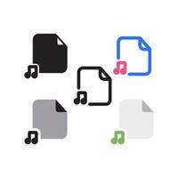 Music File Pack vector