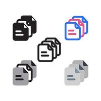 Multiple File Pack vector