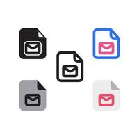 Mail File Pack vector