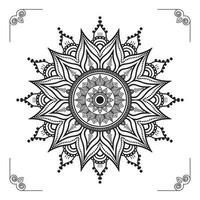 diseño de fondo de mandala ornamental de lujo creativo, moderno, abstracto y profesional o vector de diseño de patrón