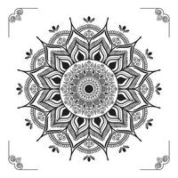 diseño de fondo de mandala ornamental de lujo creativo, moderno, abstracto y profesional o vector de diseño de patrón