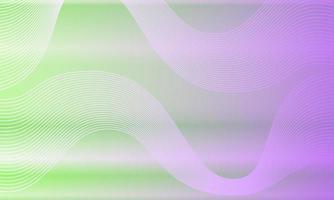 shining green and purple horizontal gradient with wave line pattern. abstract, modern and colorful style. great for background, wallpaper, card, cover, poster, banner or flyer vector