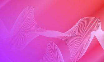 Gradiente diagonal púrpura y rojo brillante con patrón de línea de onda. estilo abstracto, moderno y colorido. excelente para fondo, papel tapiz, tarjeta, portada, afiche, pancarta o volante vector