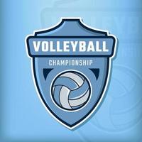 Volleyball championship vector logo