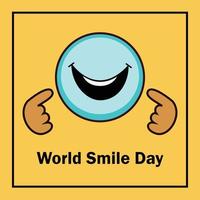 World Smile Day Free Vector