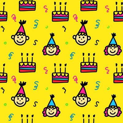 Yellow Birthday Background Vector Art, Icons, and Graphics for Free