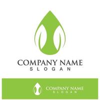 Green tree leaf nature logo images vector