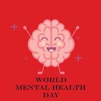 World Mental Health Day design that could be used in projects vector