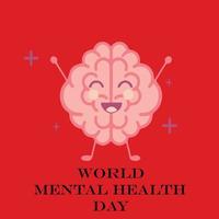 World Mental Health Day design that could be used in projects vector