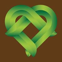 vector de amor con logo