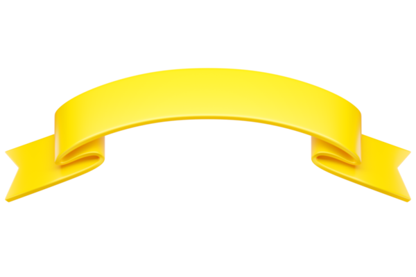 Yellow Ribbon PNGs for Free Download