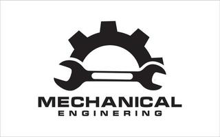 logotipo perfecto de ingeniería mecánica para la empresa automotriz. vector