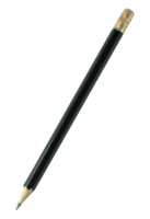 black pencil isolated with clipping path png