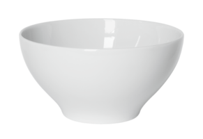 empty white bowl isolated with clipping path for mockup png