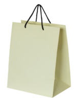 paper shopping bag isolated with clipping path for mockup png