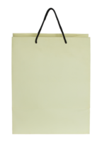 paper shopping bag isolated with clipping path for mockup png