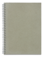 recycle spiral notebook cover isolated with clipping path for mockup png