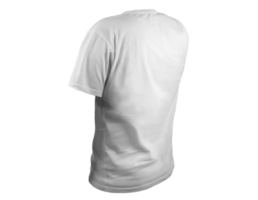 tillbaka vit t-shirt på transparent bakgrund png