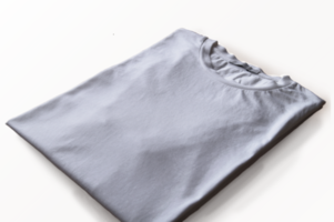 Folded T-Shirt Over Transparent Background png