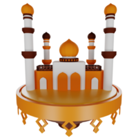 3D-Moschee-Illustration png