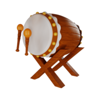 3d mosque drum illustration png