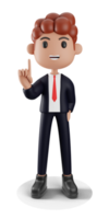 3d businessman giving tips png