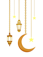 3d Islamitisch lantaarn illustratie png
