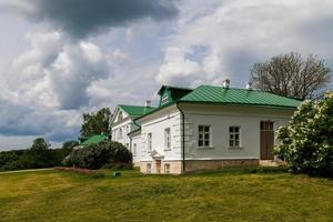Volkonskiy house at sunny spring day in Yasnaya Polyana, Russia photo
