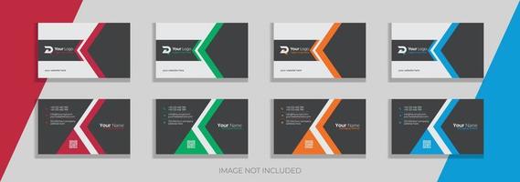 Creative corporate business card template design free