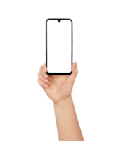 Phone in Woman's Hand png