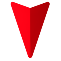 GPS Direction Arrow 3D png