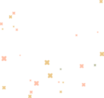 Élément de formes de points de mouchetures abstraites png