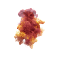 realistic red smoke effect png