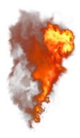 explosion de flammes de feu png