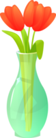 Vase mit Blumen png